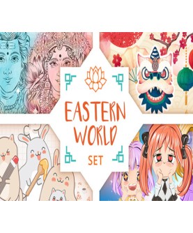 Movavi Video Editor Plus 2022 - Eastern World Set DLC Steam Key GLOBAL